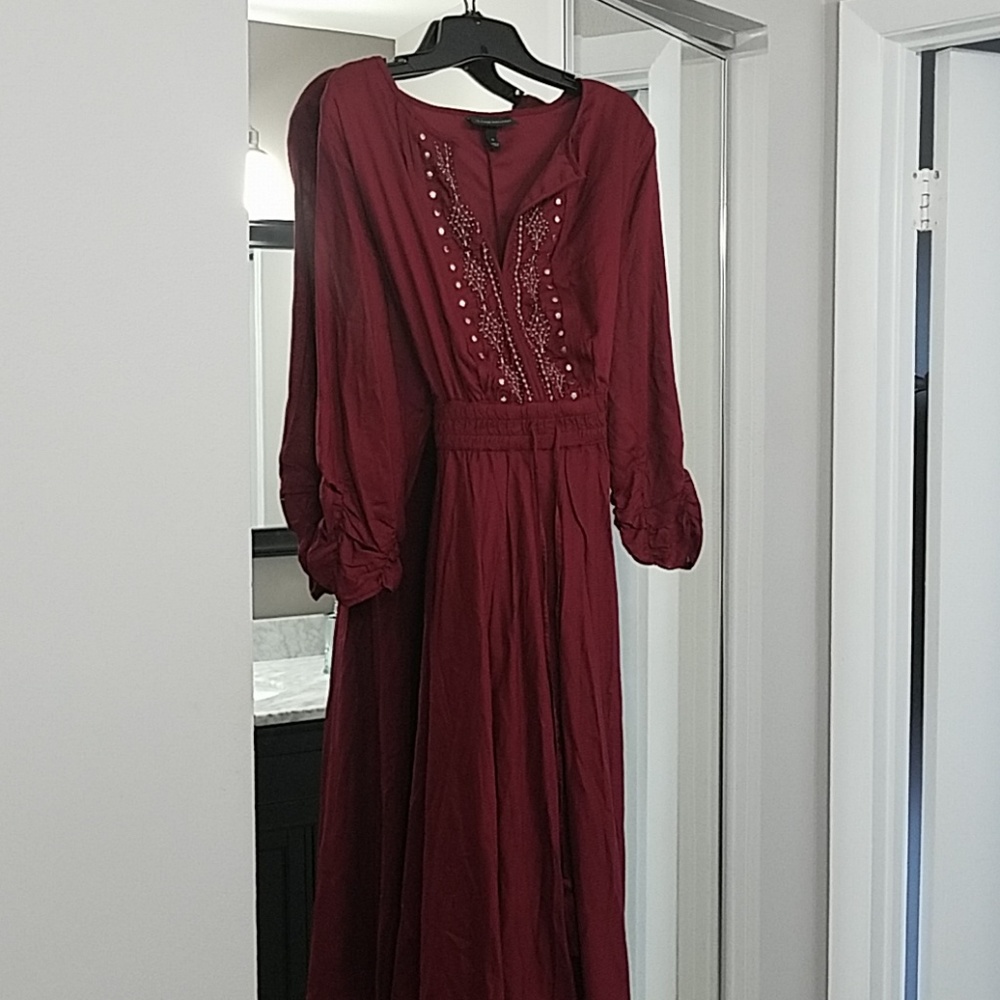 Lane Bryant Bohemian Dress (Wine)